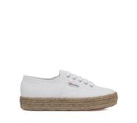 Superga Women's 2730-cotropew Trainers, Bianco White 901, 8.5 UK