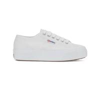 Superga Women's 2740 Lace Up Platforms in White | Size: 2.5 Superga White 2.5
