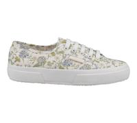Superga Women's 2750 Floral Print Womens Trainers - White Floral Prt Tex - Size: 3