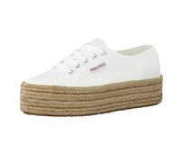 Superga Womens 2790 Cotropew Platform Canvas Pumps White 6.5