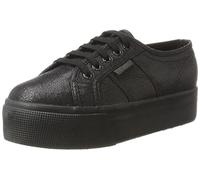 Superga Women's 2790-lamew Sneaker, Total Black 912, 8 UK