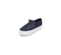 Superga womens 2790 Platform Sneaker Navy 7.5 US