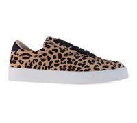 Superga Womens 2843 Club S Leopard Print Cowhide Leather Trainers - Beige - 2.5 UK - Beige - 100% Mixed