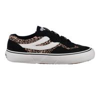 Superga 2941 Revolley Leopard Print Suede Trainers Black/White 3 UK