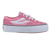 Superga Women's 3041 Revolley Colorblock Platform Sneakers, Pink-white, 3 UK