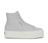 Superga Womens/Ladies 2708 Lace Up High Tops (Grey Silver/Avorio) - Size UK 8