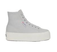 Superga Womens/Ladies 2708 Lace Up High Tops (Grey Silver/Avorio) - Size UK 7