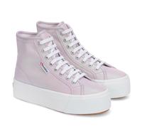 Superga Womens/Ladies 2708 Lamé High Tops (Pastel Lilla Iridescent) - Rose - Size UK 5.5