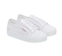Superga Womens/Ladies 2740 Flower Macrame Trainers SP432