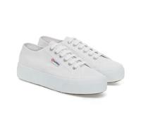 Superga Womens/Ladies 2740 Lace Up Platforms - White - 6 UK - White