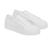 Superga Womens/Ladies 2740 Sangallo Flower Trainers - Total White - Total White - 6 UK