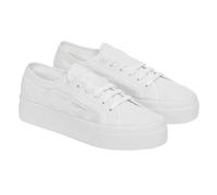 Superga Womens/Ladies 2740 Sangallo Flower Trainers - Total White - 3 UK - Total White - 100% Mixed