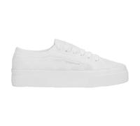 Superga Womens/Ladies 2740 Sangallo Flower Trainers (Total White) - Off-White - Size UK 7.5