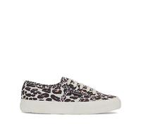 Superga Womens/Ladies 2750 Leopard Print Lace Up Trainers (4.5 UK) (Light Beige/Avorio)