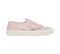 Superga Womens/Ladies 2750 Macramé Trainers - Pink Ish/Avorio - 2.5 UK - Pink Ish/Avorio - 100% Mixed