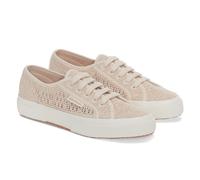 Superga Womens/Ladies 2750 Macramé Trainers (Raw Beige) - Light Pink - Size UK 3