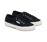 Superga Womens/Ladies 2750 Mesh Trainers (7 UK) (Black/White)