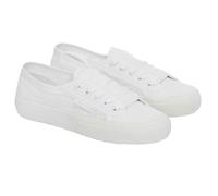 Superga Womens/Ladies 2750 Sangallo Flower Trainers - Total White - Total White - 7.5 UK