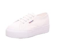 Superga 2790 Linea Up and Down Womens Flatform Trainers 3.5 UK White