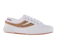 Superga Womens/Ladies 2953 Cotu Cheetah Print Cowhide Leathe SP208