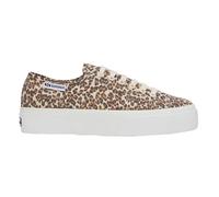 Superga Womens/Ladies 3740 Leggera Leopard Print Platform Trainers (Leopard/Avorio) - Dark Brown - Size UK 6.5