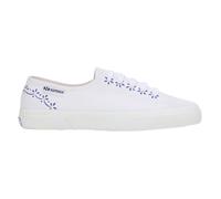 Superga Womens/Ladies 3750 Leggera Ceramic Print Trainers (White/Blue) - Size UK 3