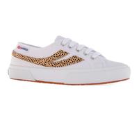 Superga Womens/Ladies 2953 Cotu Cheetah Print Cowhide Leathe SP208