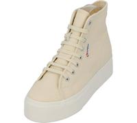 Superga Women's mid 2708 COTW trainers, Beige Lt Eggshell F Avorio S41273w Akj, 5 UK