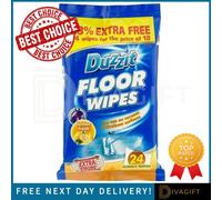 SuperGift.com 10X Duzzit Jumbo Lemon Fresh Floor Cleaning Wipes Pack Of 24