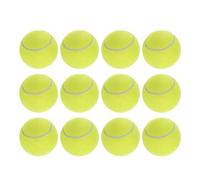 SuperGift.com 12 Pcs Tennis Balls with Mesh Carrying Bag, Pressureless Tennis Balls Practice Balls Ideal for Pets Sports Cricket