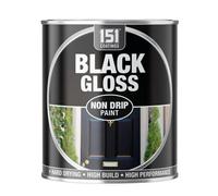 SuperGift.com 151 Black Gloss Non-Drip Varnish Paint 300Ml