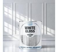 SuperGift.com 151 White Gloss Non-Drip Varnish Paint 300Ml