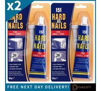 SuperGift.com 2 X 151 Hard As Nails Adhesive 85G
