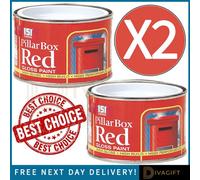SuperGift.com 2 X 151 Pillarbox Red Gloss Varnish Tin 180Ml