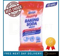 SuperGift.com 2 X Duzzit Baking Soda Wipes 40 Pack
