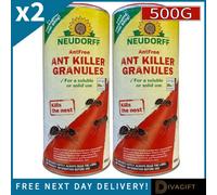 SuperGift.com 2 X Neudorff Antfree Organic Ant Killer Granules 500G Nest Destroying Ant Bait