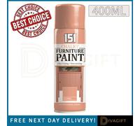 SuperGift.com 2 X Pf Chalk Finish Oriental Pink Paint 400Ml Chalk Effect Paint For Furniture Upcycling, Home Décor, Crafts & Decor