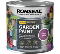 SuperGift.com 2 X Ronseal Garden Paint Purple Berry 250Ml Multi-Surface Exterior Matt Garden Paint