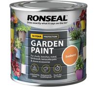 SuperGift.com 2 X Ronseal Garden Paint Sunburst 250Ml Multi-Surface Exterior Matt Garden Paint