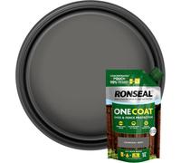 SuperGift.com 2 X Ronseal One Coat Shed & Fence Protector Refill Pouch Charcoal Grey 950Ml Concentrate Makes 5L Each