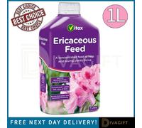 SuperGift.com 2 X Vitax Ericaceous Feed Liquid 1L Plant Food For Azaleas, Rhododendrons, Camellias, Heathers, Blueberries & Acid-Loving Plants