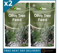 SuperGift.com 2 X Vitax Olive Tree Feed 900G Plant Food For Olive Trees, Mediterranean Plants, Healthy Growth, Strong Roots & Seasonal Plant Car