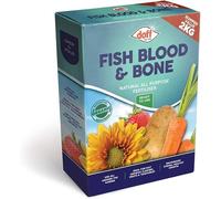 SuperGift.com 2KG Fish Blood & Bone Natural All Purpose Fertiliser Ready to Use, Ideal for fast growing flowers, fruits and vegetables (2KG Fish Blood & Bone)