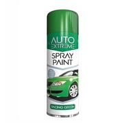 SuperGift.com 2x 250ml All Purpose Aerosol Racing Green Spray Paint Quick Drying Spray, Fast Dry and Excellent Coverage for Car, Van, Wheel, Metal, Plastic and More by Diva Gift