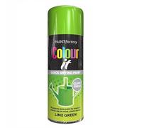 SuperGift.com 2x All Purpose Aerosol Spray Paint 400ml Quick Drying Spray, Fast Dry and Excellent Coverage for Metal, Wood, Plastic and More by Diva Gift (Lime Green Gloss, 2x 400ml)