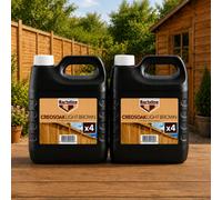 SuperGift.com 2X Bartoline Creocote Timber Treatment Light Brown 4L