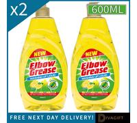 SuperGift.com 2X Elbow Grease Lemon Washing Up Liquid 600Ml