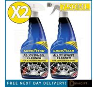 SuperGift.com 2X Goodyear Alloy Wheel Cleaner Brake Dust & Road Grime Remover Spray 750Ml
