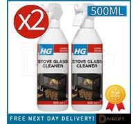 SuperGift.com 2X Hg Stove Glass Cleaner Liquid 500Ml