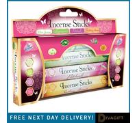 SuperGift.com 2X Pan Aroma Pink Incense Sticks 4 Pack Fragrant Home Scent Collection